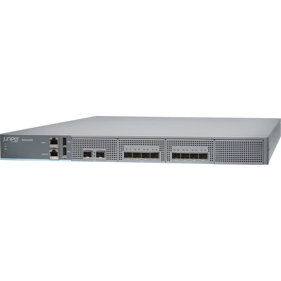Juniper SRX4100-AC 1 U services gateway for enterprise edge security and routing