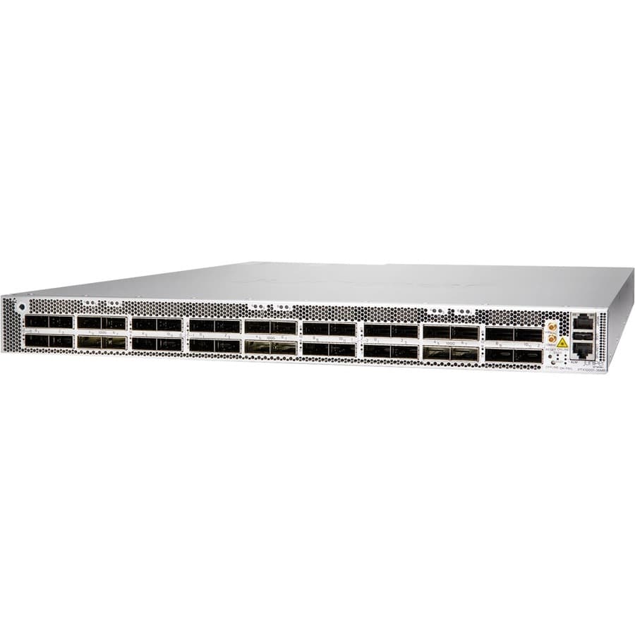 Juniper PTX10001-36MR-DC carrier-grade router for DC-powered Junos EVO deployments