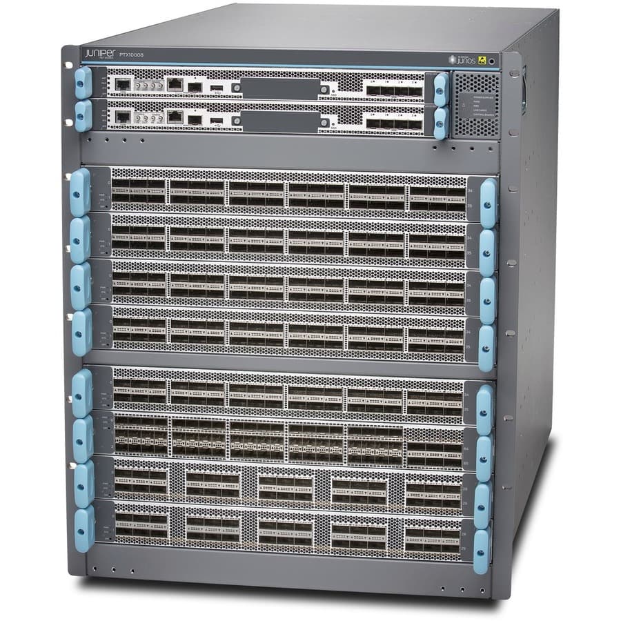 Juniper PTX10016 Premium2 redundant chassis for carrier-grade routing deployments