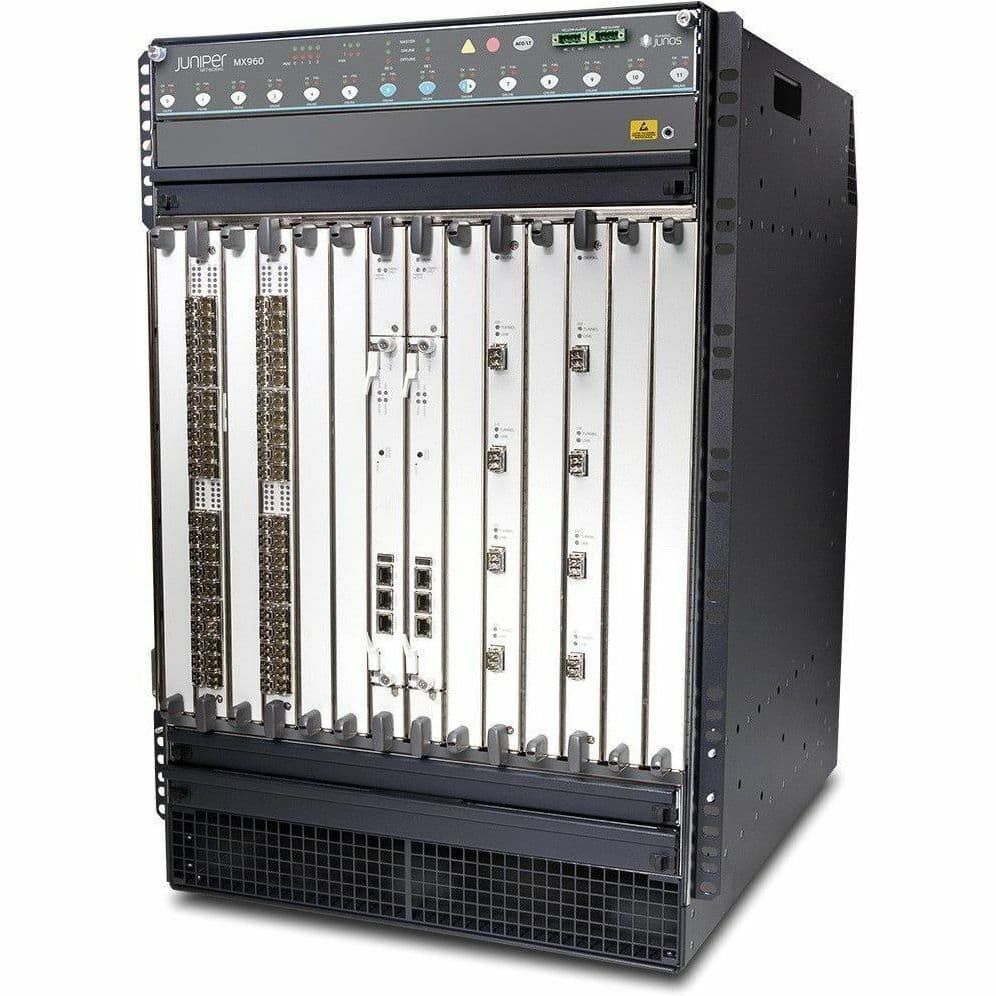 Juniper MX960 base bundle carrier-grade router with DC power and ECM
