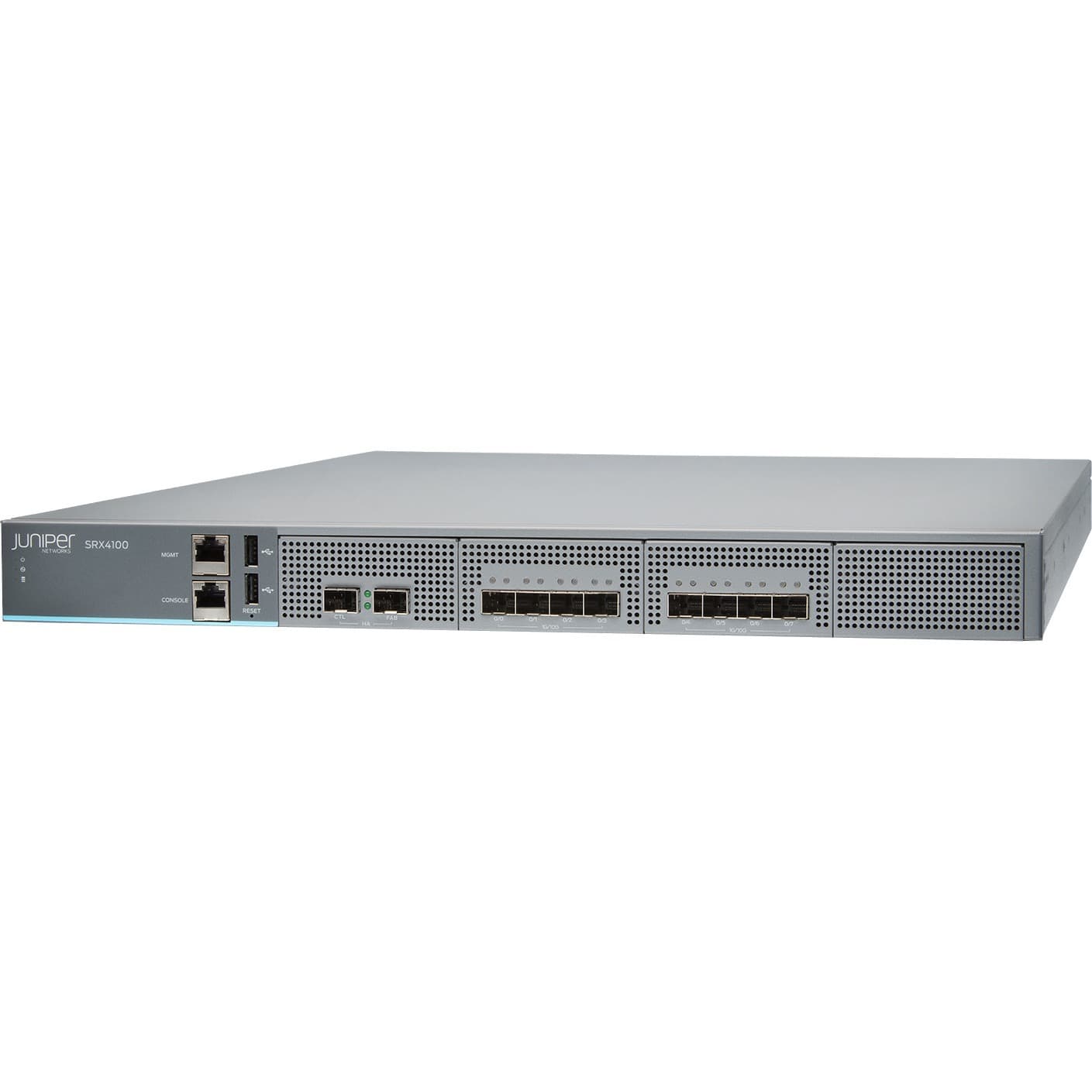 Juniper SRX4100-DC services gateway for secure enterprise routing and VPN connectivity