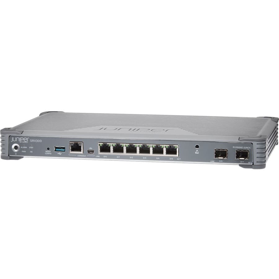 Juniper SRX300 enterprise security router with JUNOS base for branch firewall and VPN use