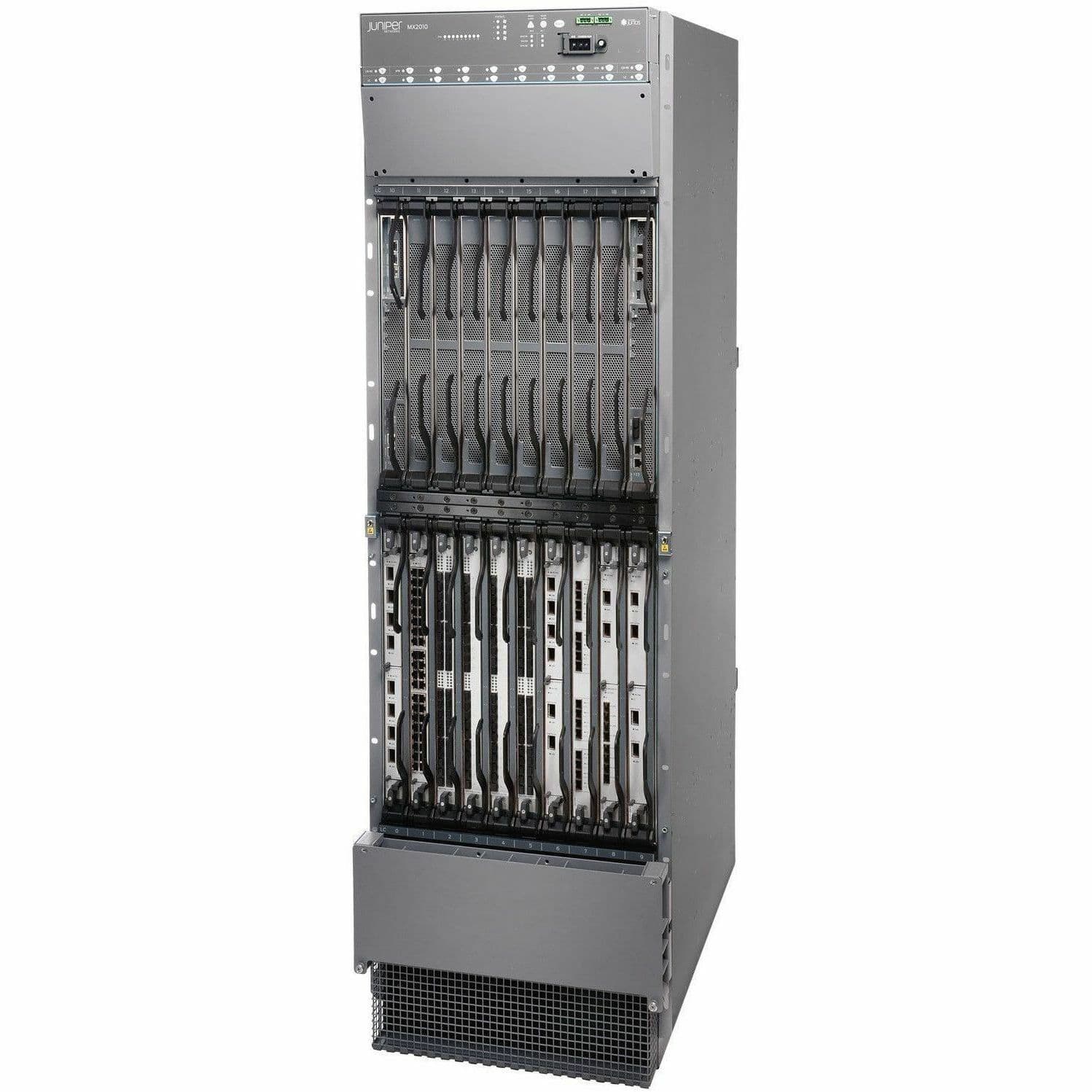 Juniper MX2010 Premium2 DC carrier-grade router chassis for high-density network core deployments