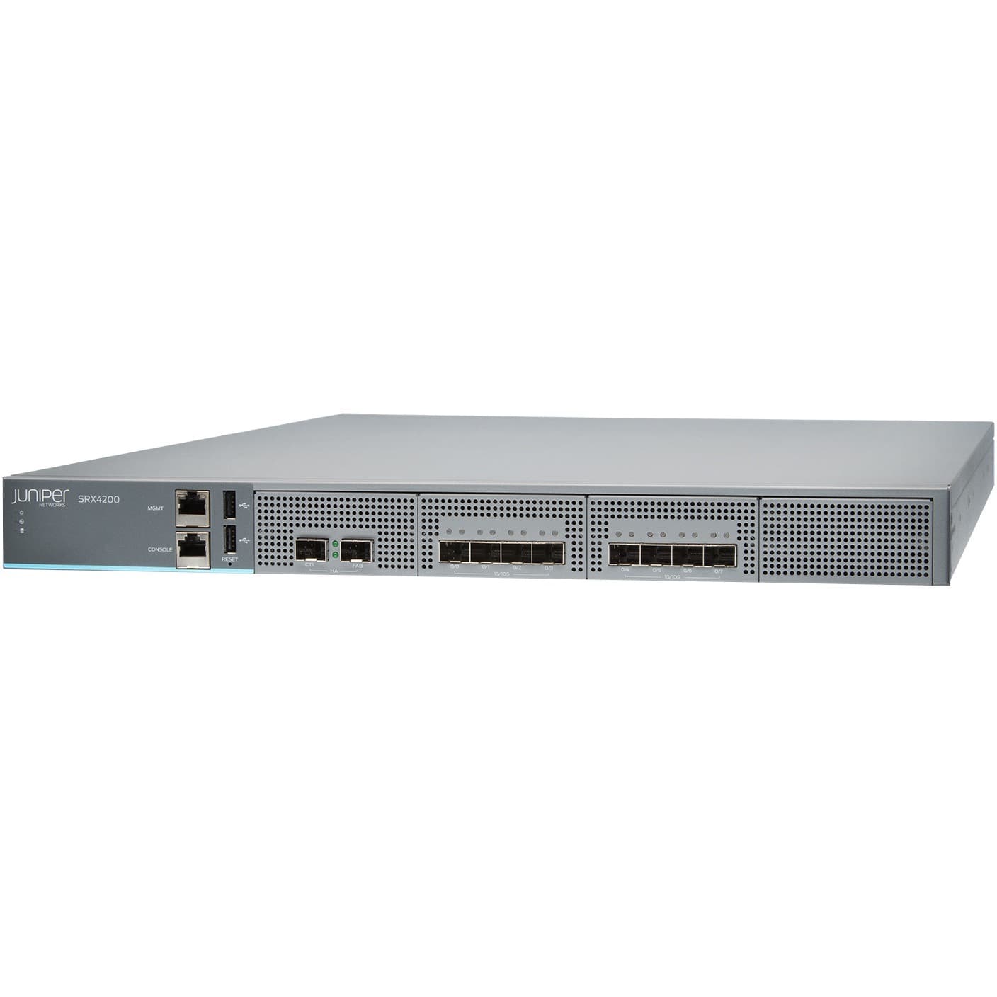 Juniper Networks SRX4200 chassis-only firewall platform, model SRX4200-CHAS