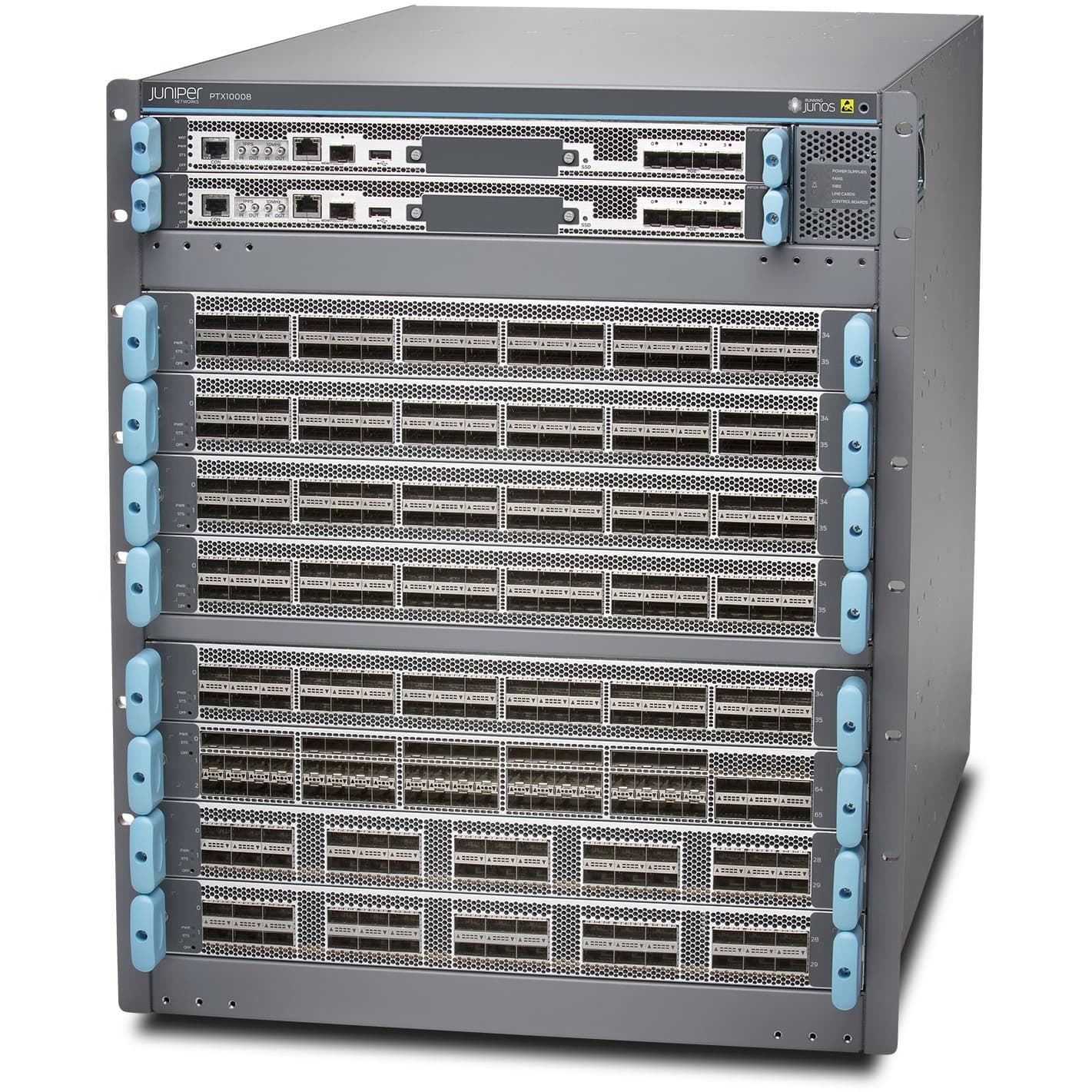 Juniper PTX10008 PREMIUM2 redundant chassis for carrier-grade routing deployments