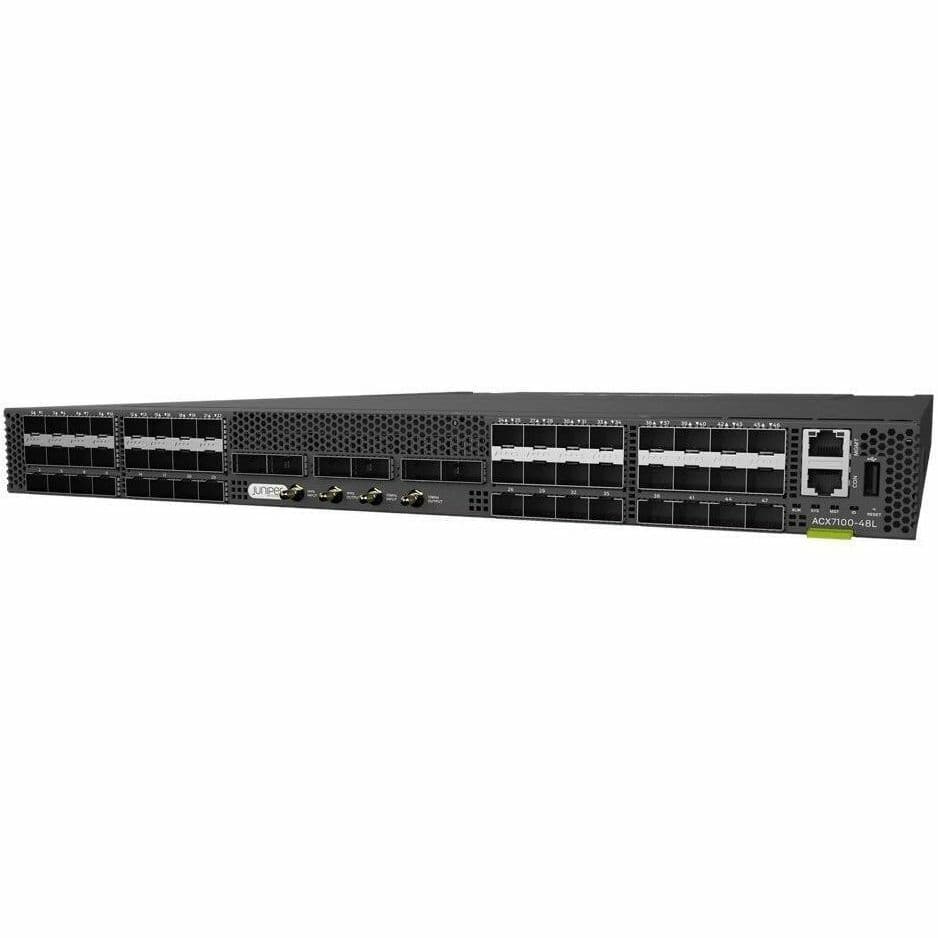 Juniper ACX7100-48L-ACO-K carrier router with 48 SFP56 ports and 6 QSFP56-DD uplinks