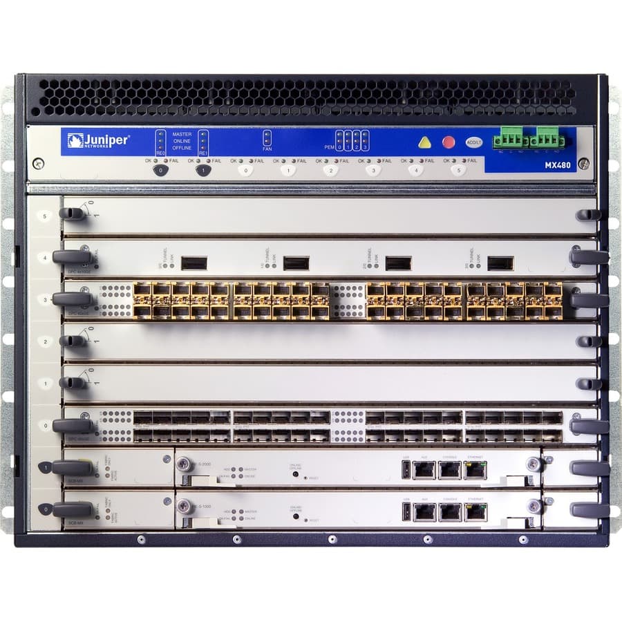Mx480 with Installed Backplane, Spare