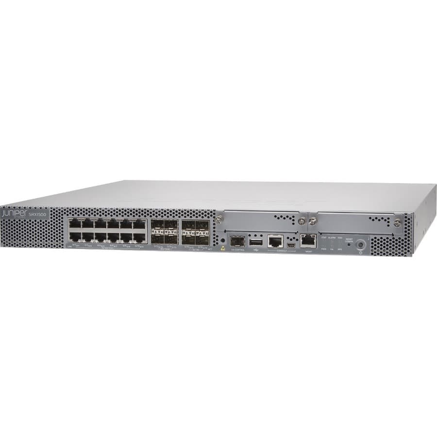 Juniper SRX1500-DC 100GB SSD Firewall | 1U Rack Mount Enterprise
