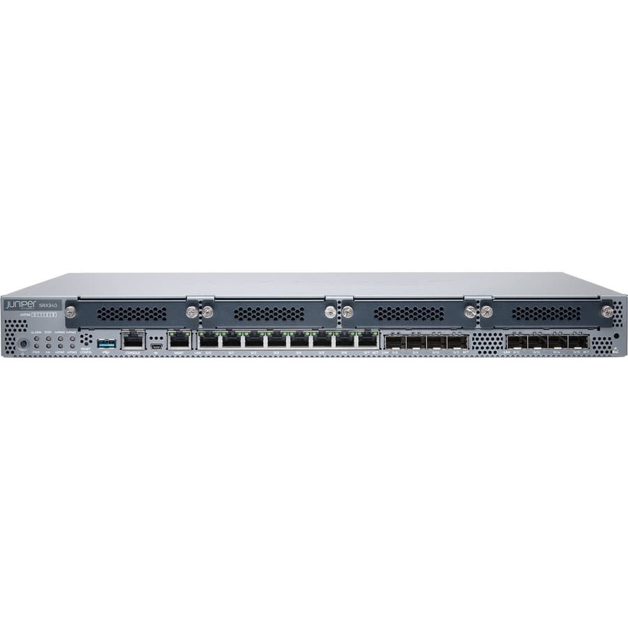 JUNOS Software Enhanced SRX340 | Juniper Enterprise Router, 1U, Gigabit