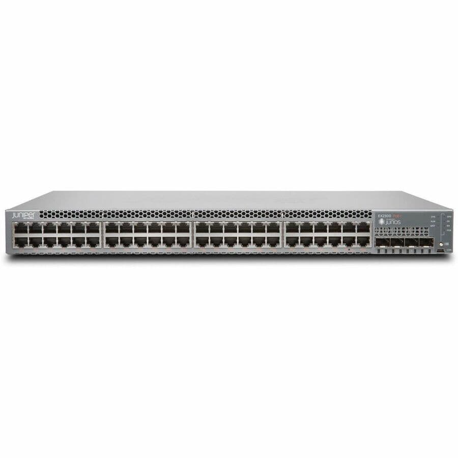 Juniper EX2300-48P 48-Port PoE+ Switch | Enterprise, Layer 3, Rack Mount