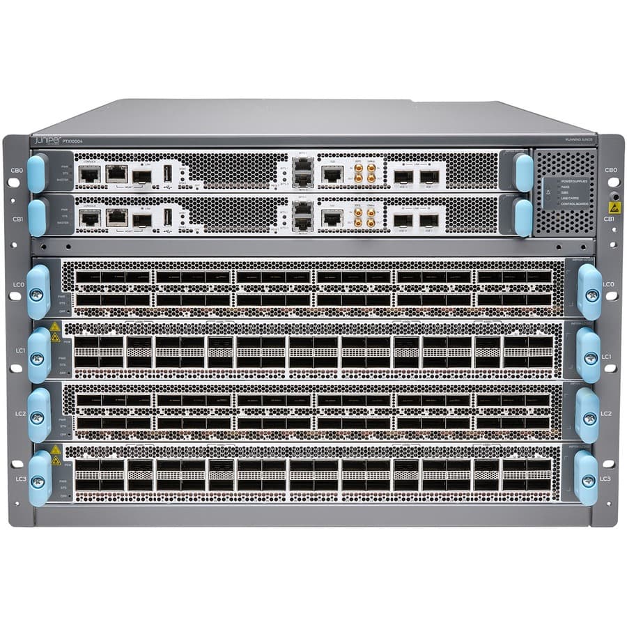 Juniper PTX10004 PREMIUM3 Redundant Chassis — Modular Carrier Chassis | Core Router, Rack Mount