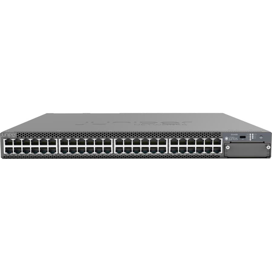 Juniper EX4400-48T-DC-AFI 48-Port Switch | 100G Uplinks, Data Center