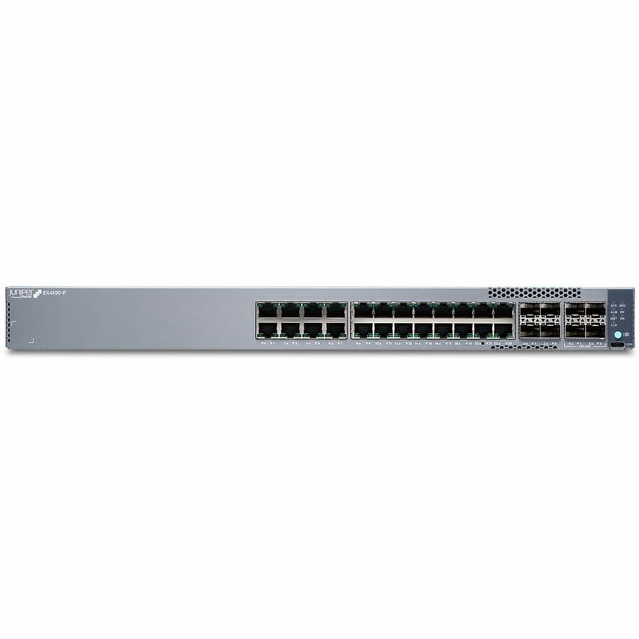 Juniper EX4100-F-24T Managed Switch, 24 Ports | Layer 2/3, Enterprise