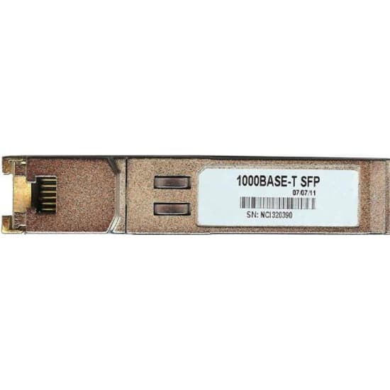 Juniper EX-SFP-1GE-T Gigabit SFP module with RJ-45 connector for copper Ethernet