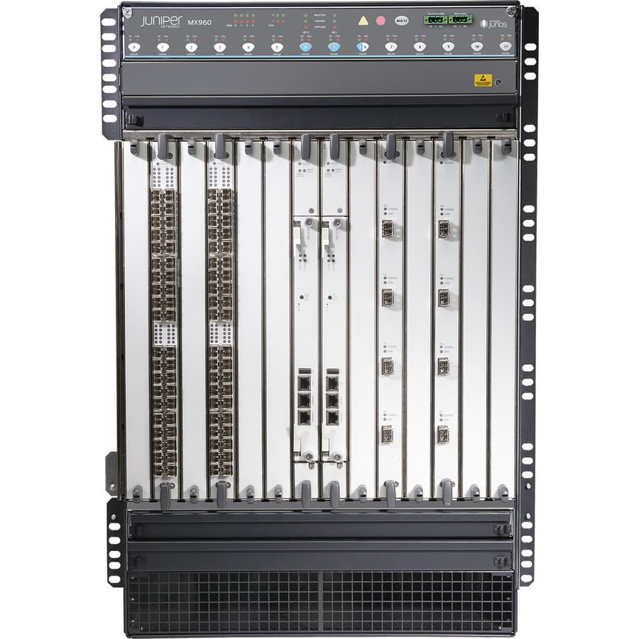 Juniper MX960 base bundle carrier-grade router with AC power and ECM