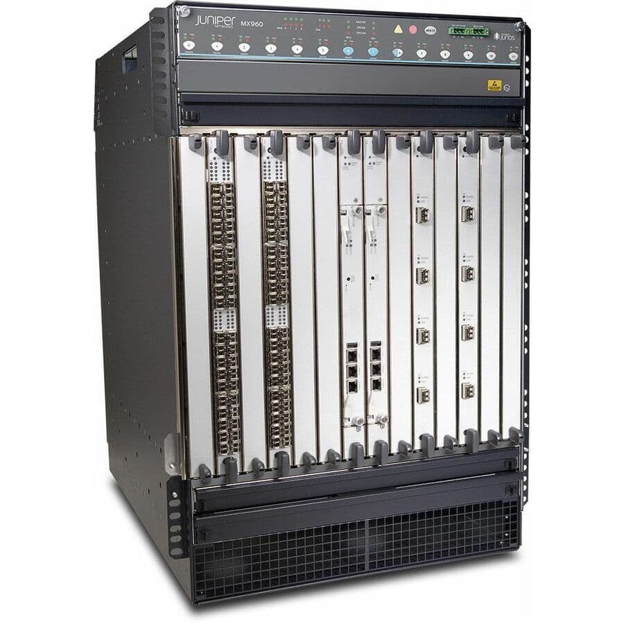 Juniper MX960 base bundle carrier-grade router with DC power and ECM