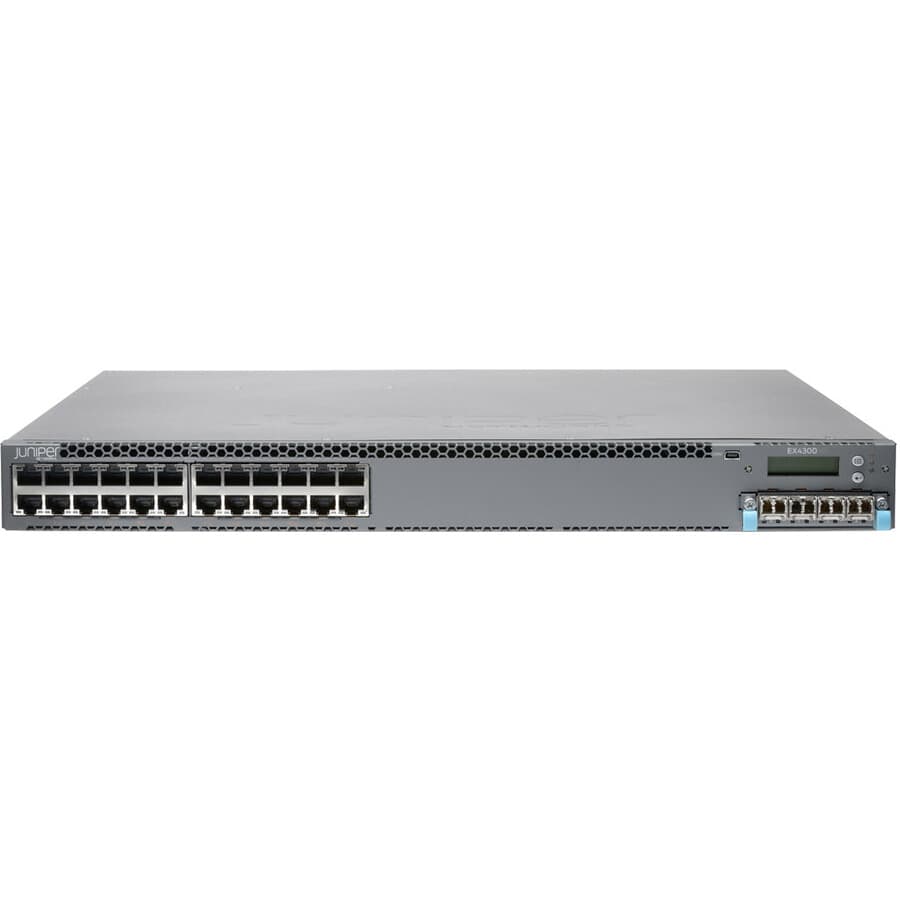 Juniper EX4300-24T 24-port Gigabit managed switch with 350 W PoE budget