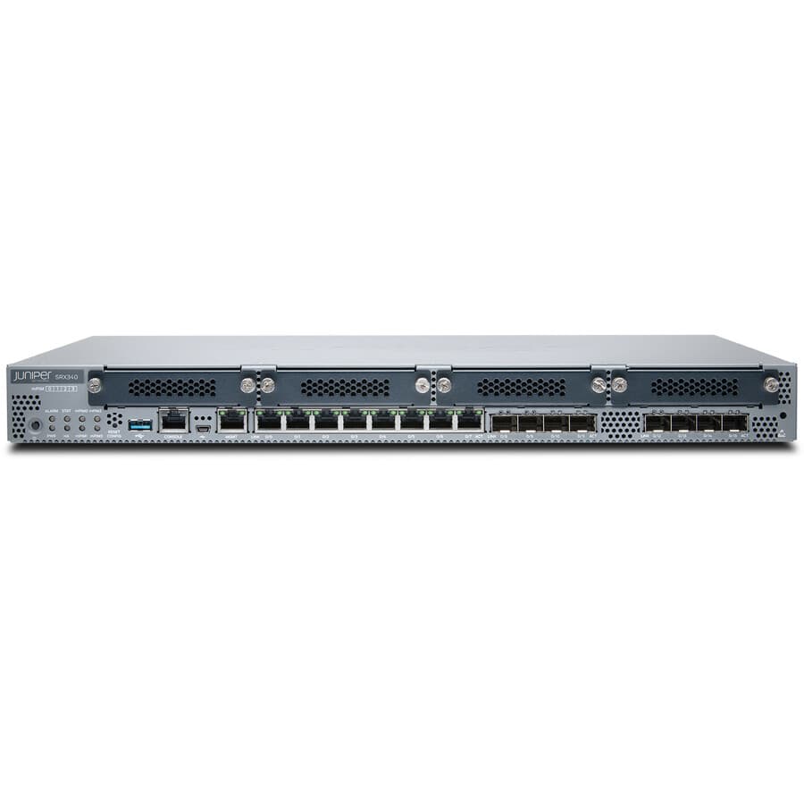 Juniper JUNOS Software Enhanced SRX340 rack-mount enterprise router software package