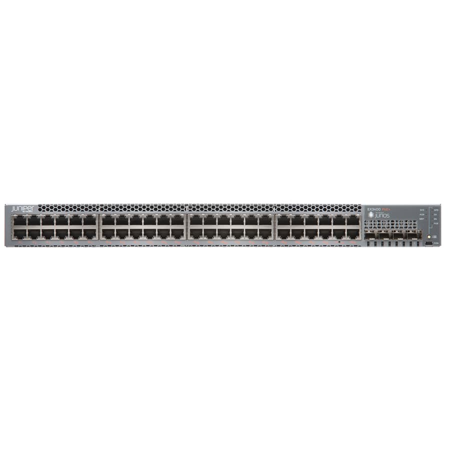Juniper EX3400-48P 48-port PoE+ managed switch for enterprise access networking