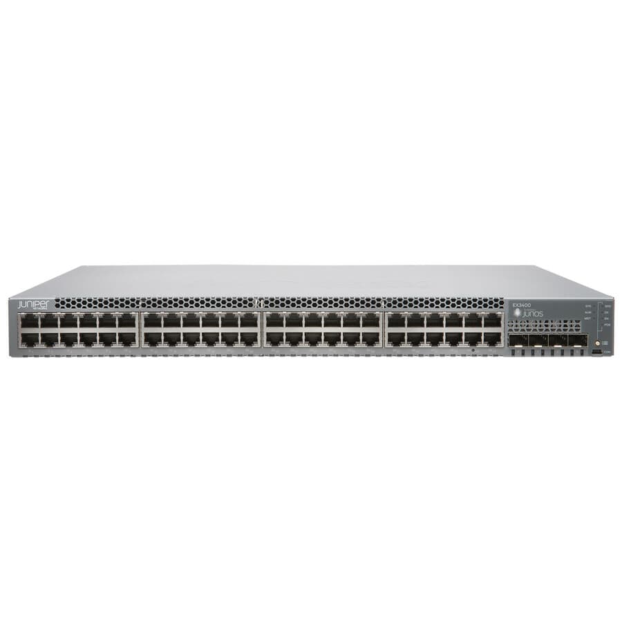 Juniper EX3400-48T-TAA 48-port managed Layer 2 Gigabit Ethernet switch for enterprise access networks