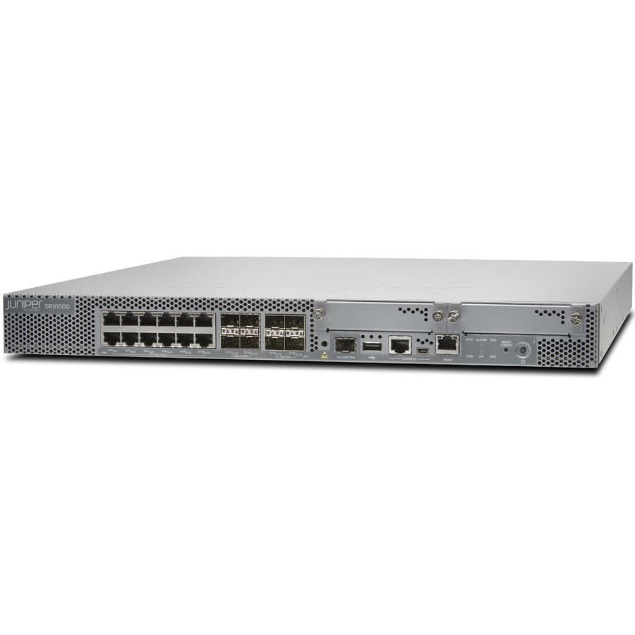 Juniper SRX1500-SYS-JE-AC rack-mount firewall appliance for branch security