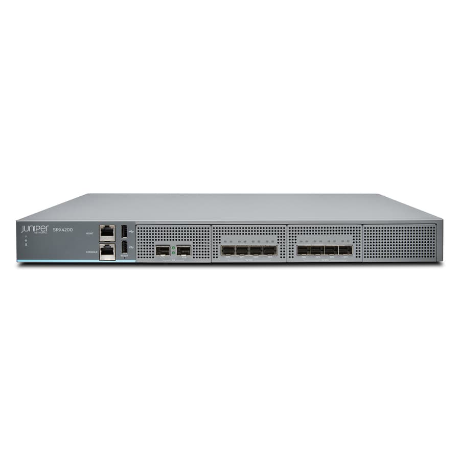 Juniper SRX4200-SYS-JE-DC enterprise router with Junos Enhanced and DC power support