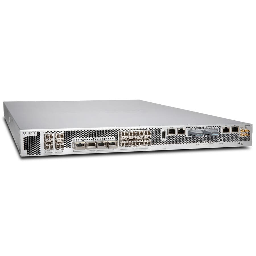 Juniper SRX4600-DC 1U next-generation firewall with 100 Gigabit Ethernet support