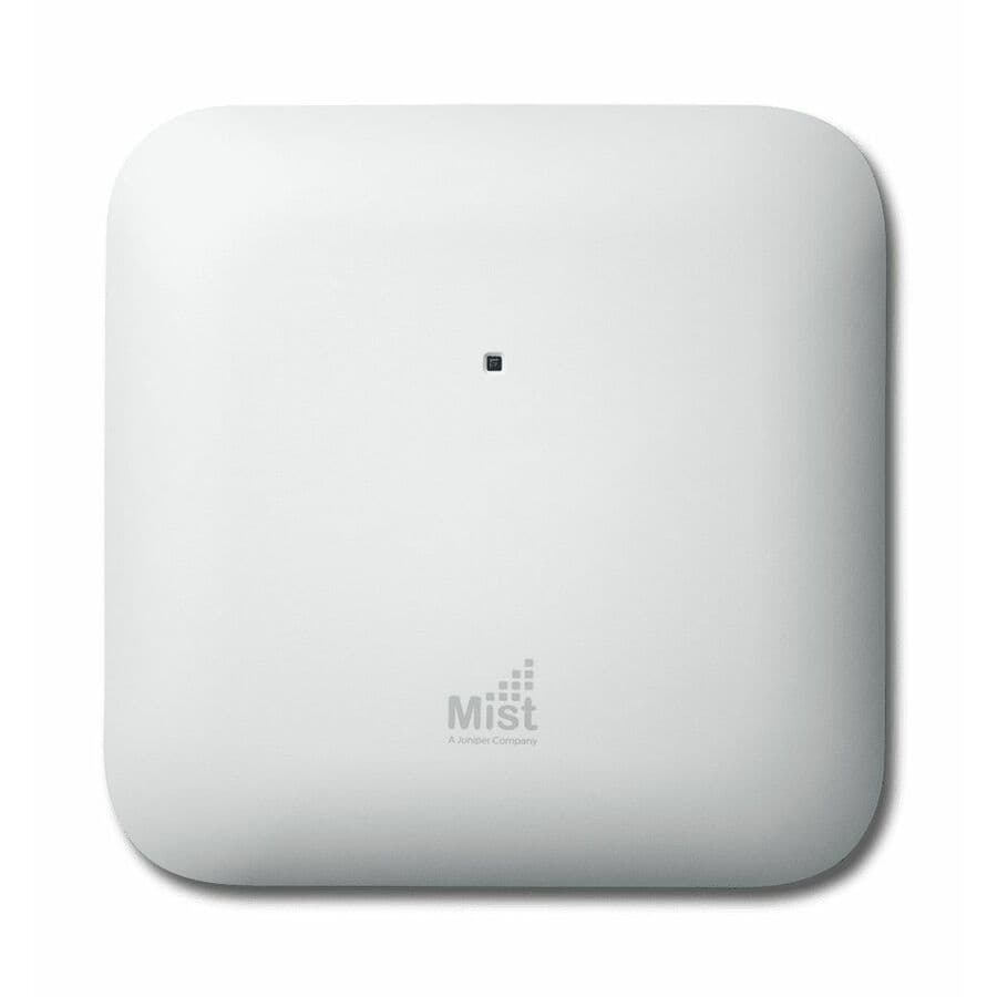 Juniper Mist AP43 indoor wall-mountable access point bundle with Gigabit Ethernet, Bluetooth 5, and 5-year all-service subscription