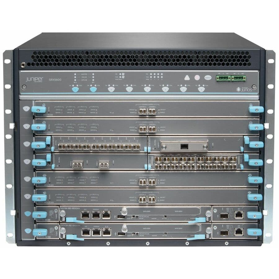 Juniper SRX5600X-BASE2-TAA modular firewall chassis for enterprise security