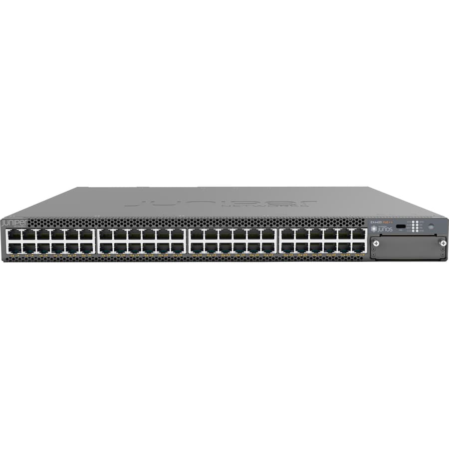 Juniper EX4400-48P 48-port PoE switch with 2 x 100G uplinks for enterprise access networks
