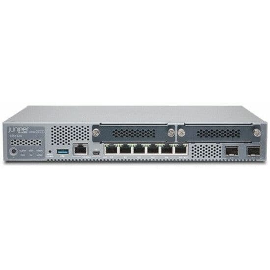 Juniper SRX320 PoE TAA-compliant branch firewall with Junos Base