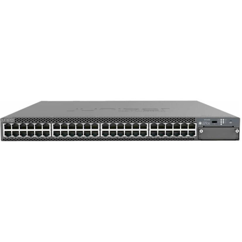 Juniper EX4400-48P PoE switch bundle with 48 ports and 3-year next-day support