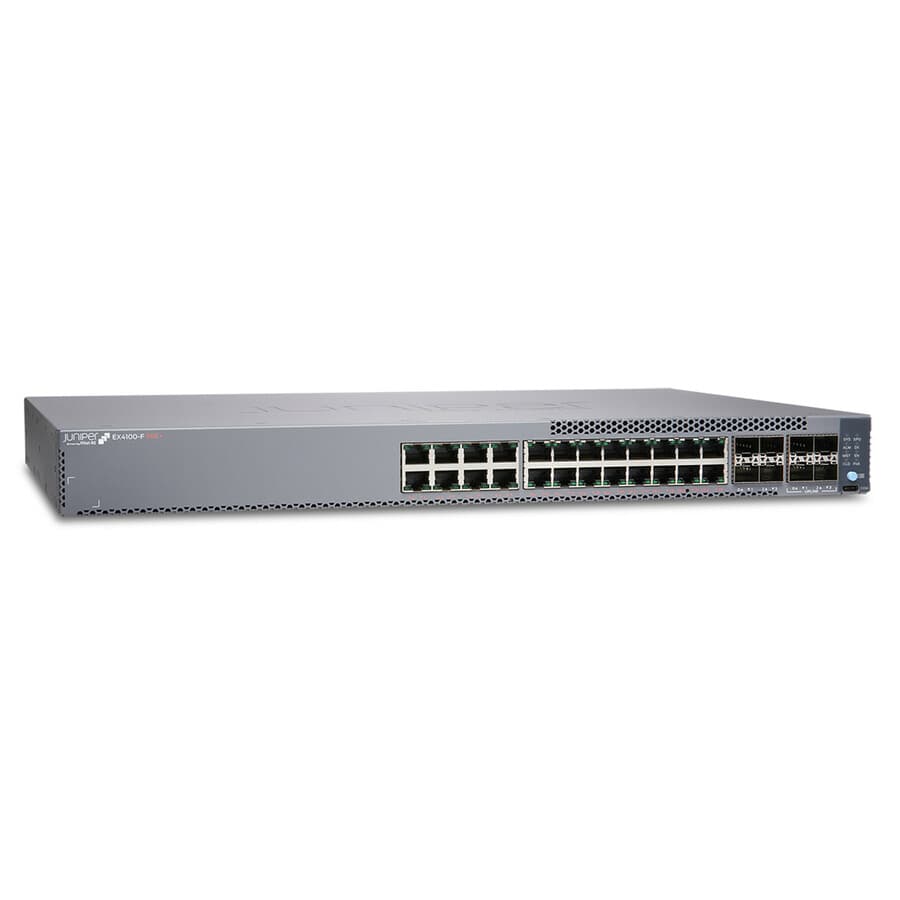 Juniper EX4100-F-24P 24-port PoE+ managed access switch for enterprise edge networks