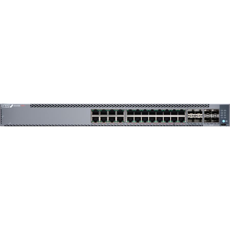 Juniper EX4100-24P 24-port PoE+ managed Layer 3 switch for enterprise access networks