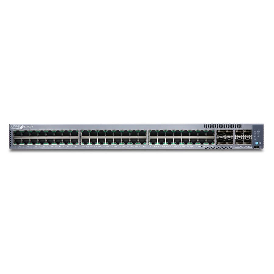 Juniper EX4100-F-48T 48-port managed Gigabit Ethernet switch for campus and branch access