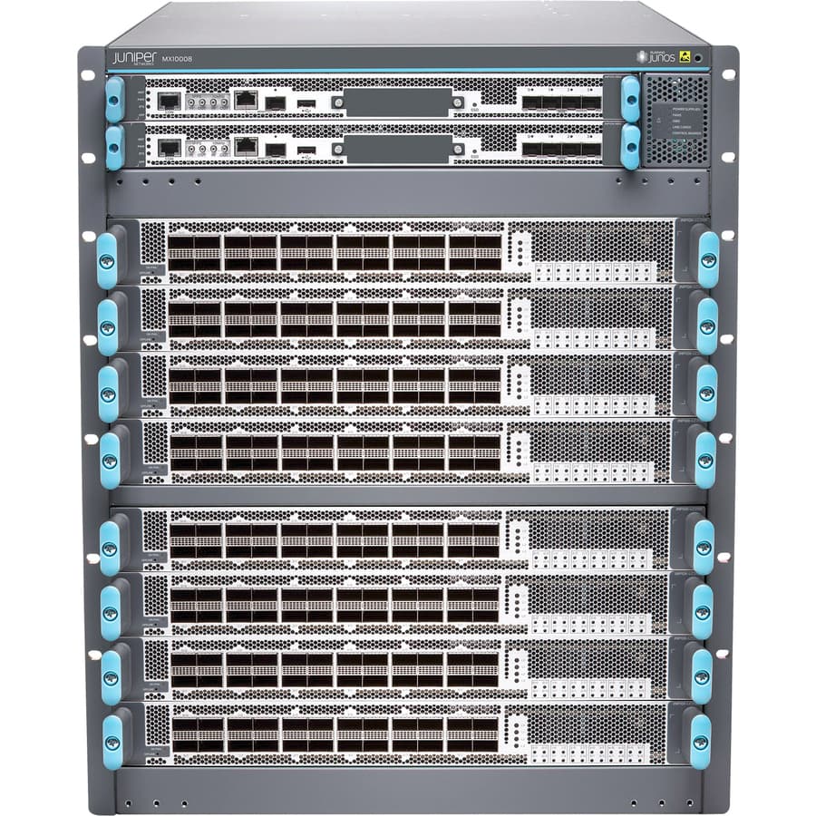 Juniper MX10008 base system modular carrier-grade router chassis