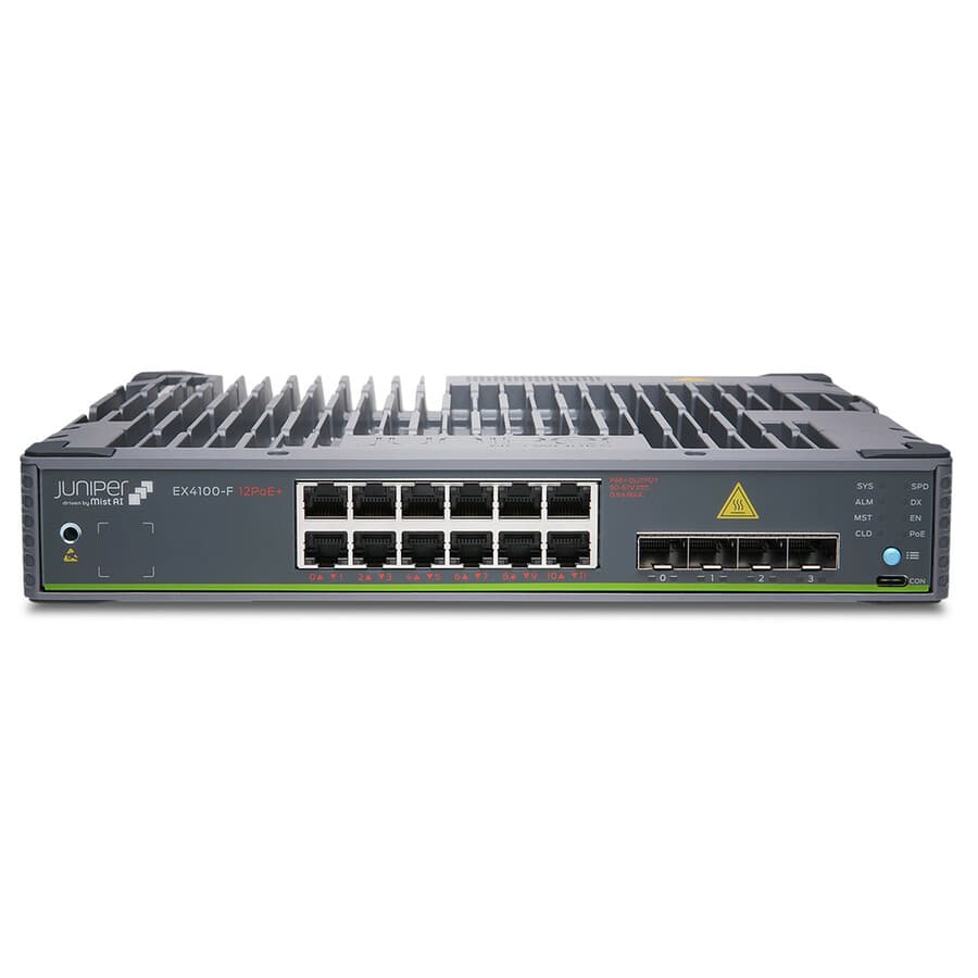 Juniper EX4100-F-12T-TAA 12-port managed switch for compact enterprise networking