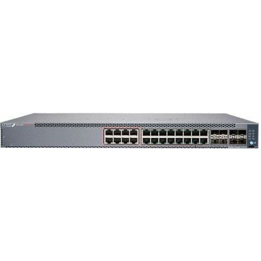 Juniper EX4100-24MP PoE switch bundle with 3-year coverage for campus access networking