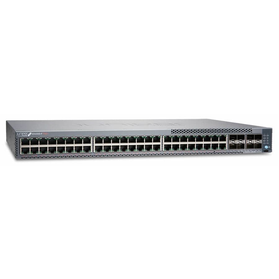 Juniper EX4100-F 48-port PoE+ TAA-compliant enterprise access switch