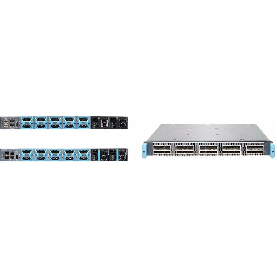 Juniper QFX5230-64CD-AFI-T 64-port 400G data center switch for high-density leaf-spine fabrics