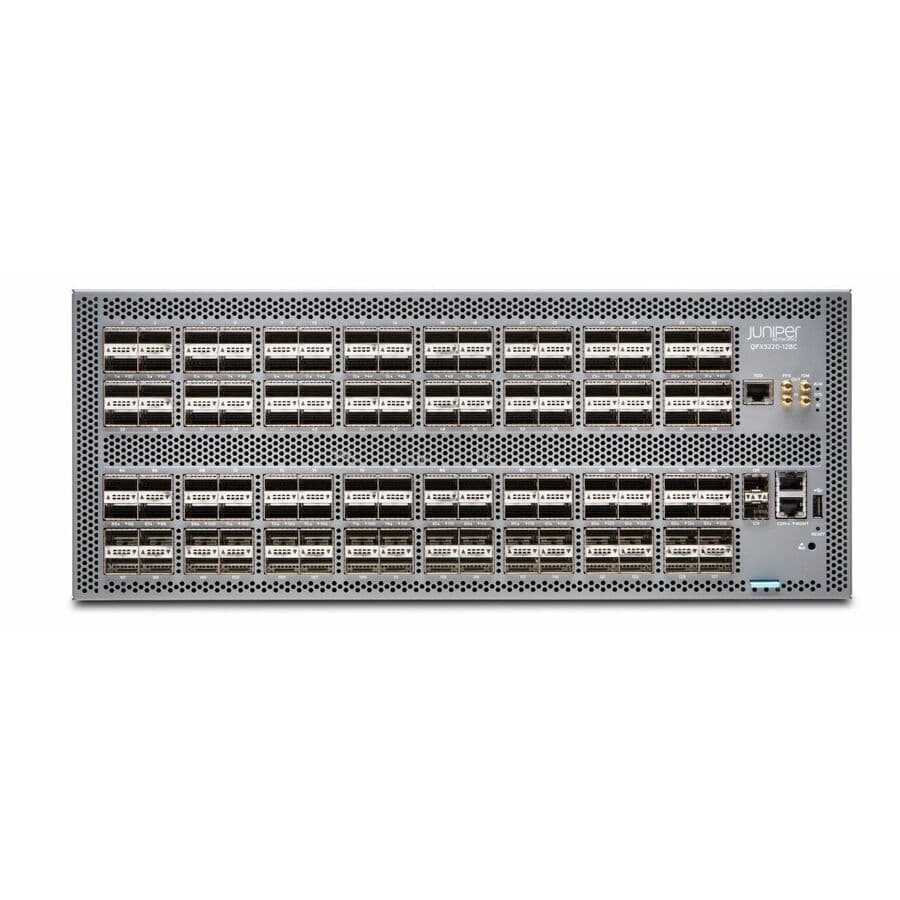 Juniper QFX5220-128C-D-AFO TAA-compliant 128-port 100GbE data center switch