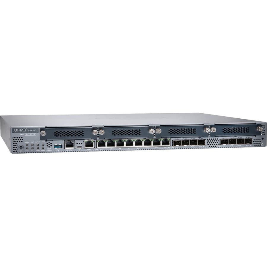 Juniper SRX340 TAA compliant enterprise router for secure branch networking