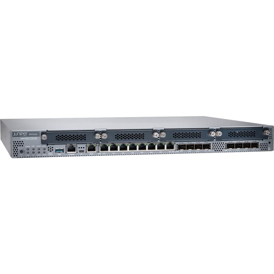 Juniper SRX345-TAA TAA compliant enterprise router for secure branch and regulated deployments