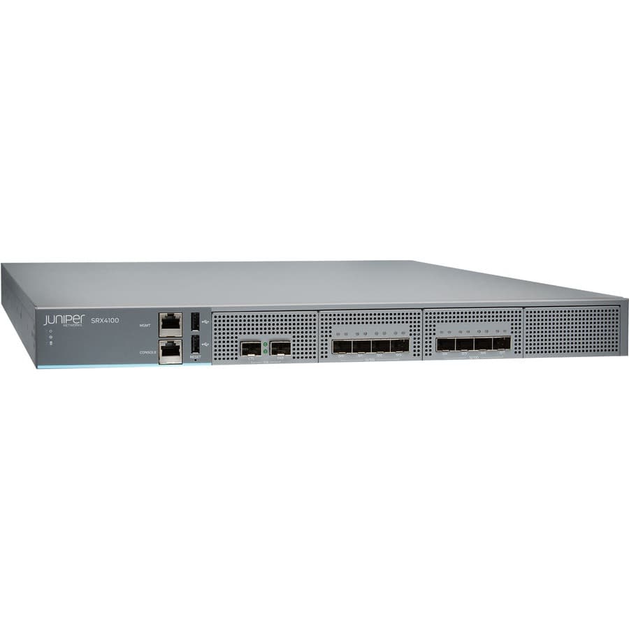 Juniper SRX4100-DC services gateway for secure enterprise routing and VPN connectivity
