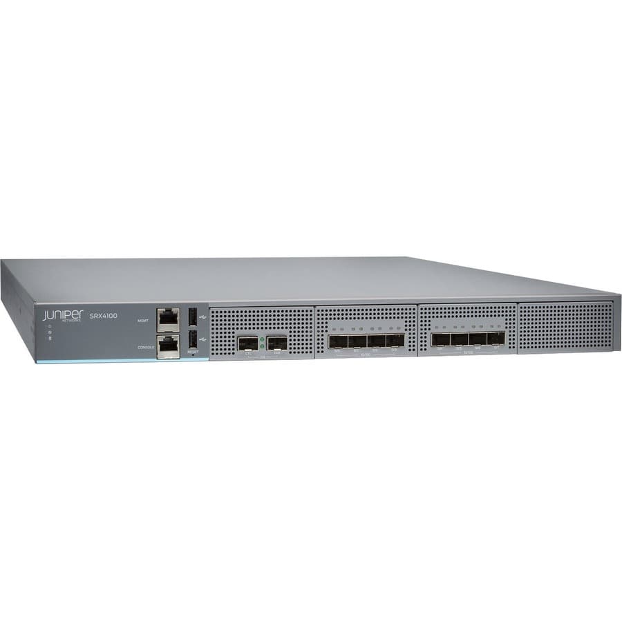 Juniper SRX4100-DC HW & JUNOS ENHANCED enterprise security appliance for DC-powered edge deployments