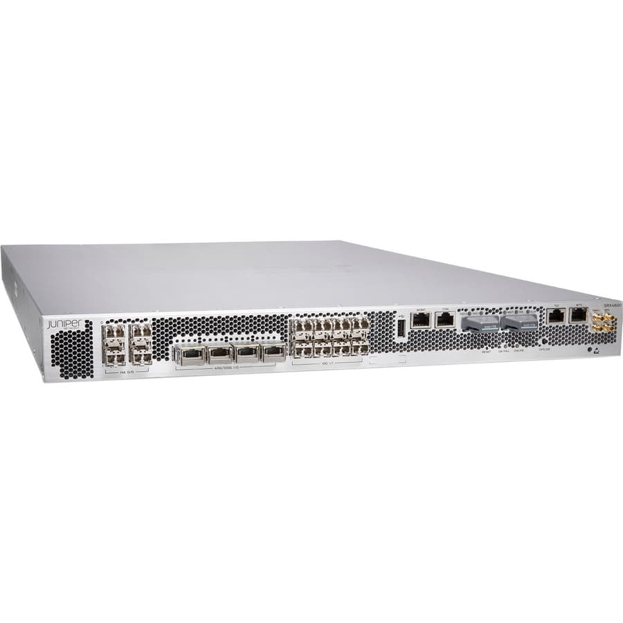 Juniper SRX4600 services gateway support plan with 24x7x4 on-site repair and parts replacement