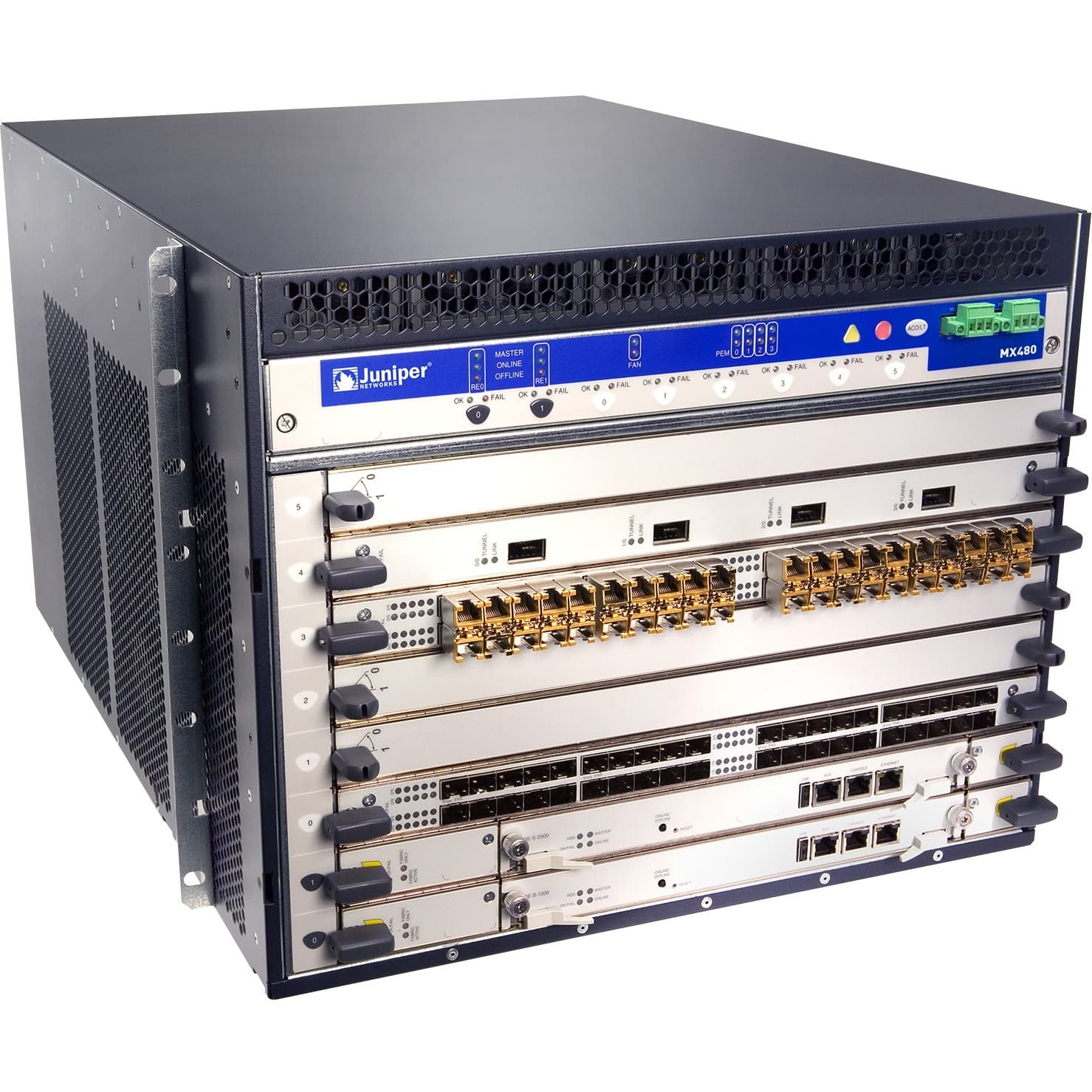 MX480 WITH INSTALLED BACKPLANE, SPARE view 5