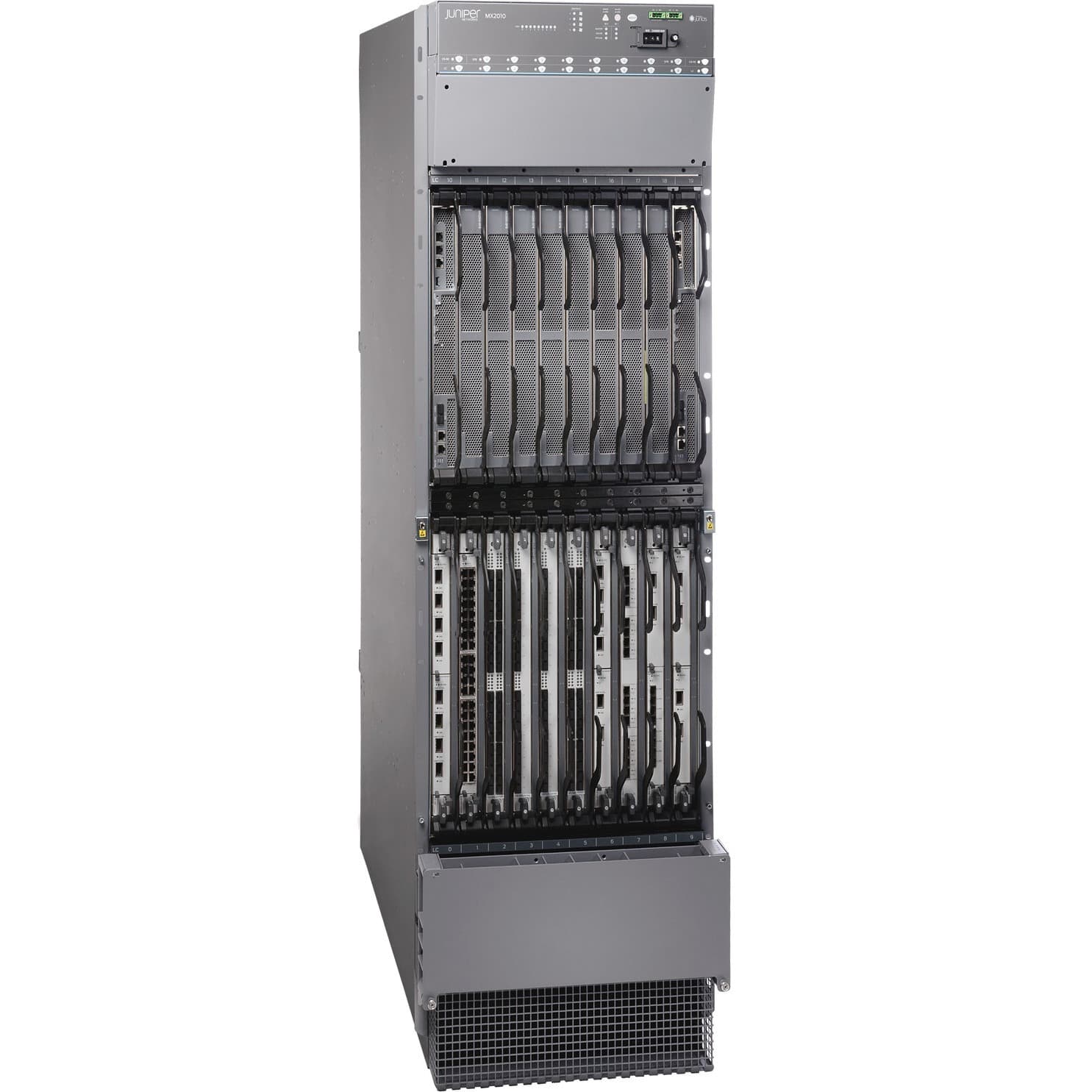 Juniper MX2010 Premium2 AC chassis for carrier-grade routing deployments