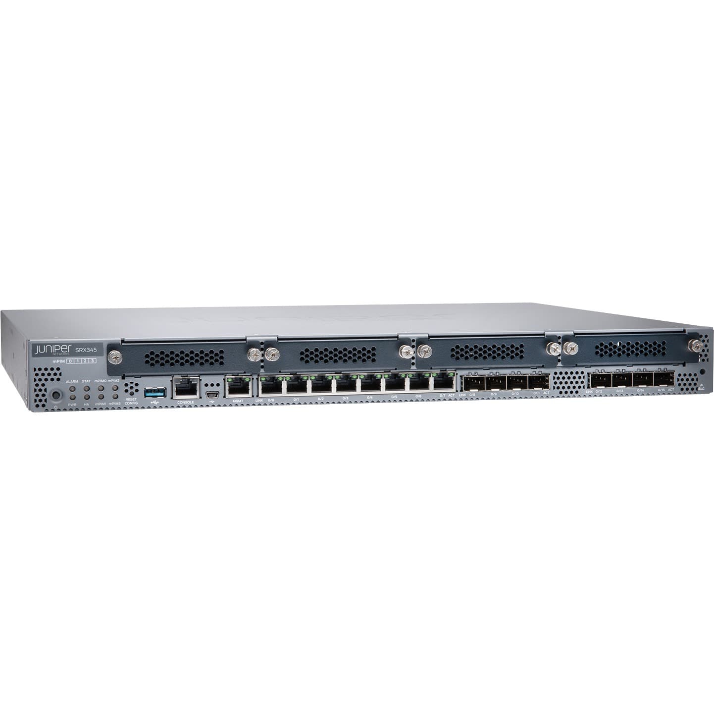 Juniper SRX345-TAA TAA compliant enterprise router for secure branch and regulated deployments