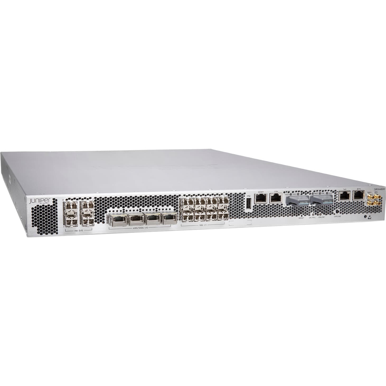 Juniper SRX4600 services gateway support plan with 24x7x4 on-site repair and parts replacement